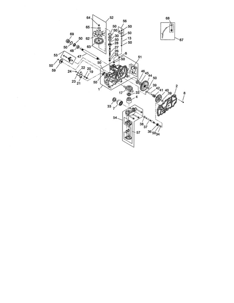 Rh Hydro Assembly Diagram and Parts List for 74373 290000001 AND UP Toro Lawn Mower
