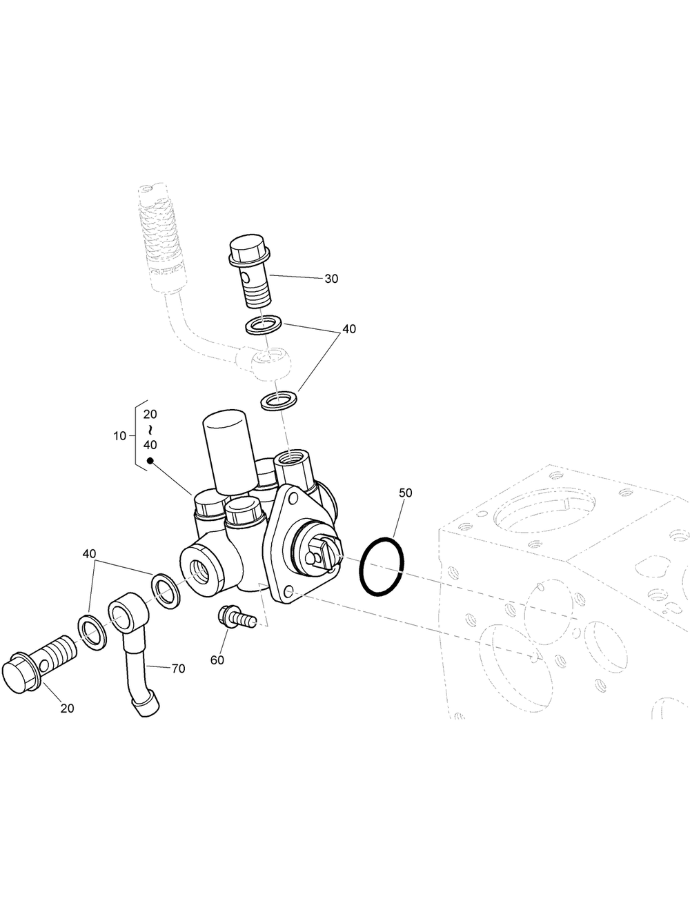 Fuel Pump (Mechanical) Assembly Diagram and Parts List for 22530 414400000 - 999999999 Toro Lawn Tractor Accessories