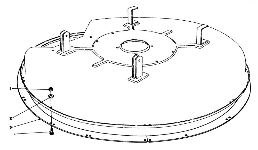 Wet Grass Bagging Kit No. 38-5730 (Optional) Diagram and Parts List for 56138 4000001 - 4999999 Toro Lawn Tractor