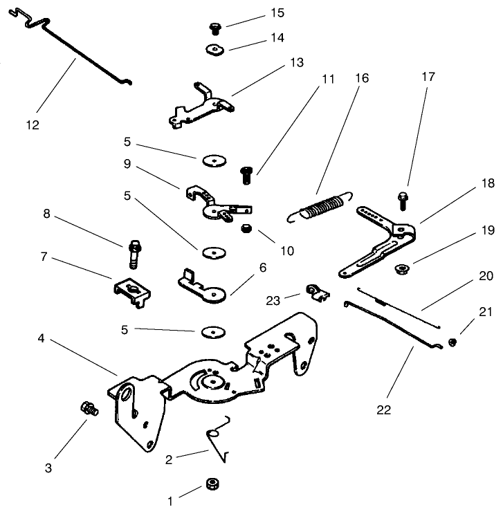 Group 9-Engine Controls (Models 73540 & 73541) Diagram and Parts List for 73540 8900001 - 8999999 Toro Lawn Tractor