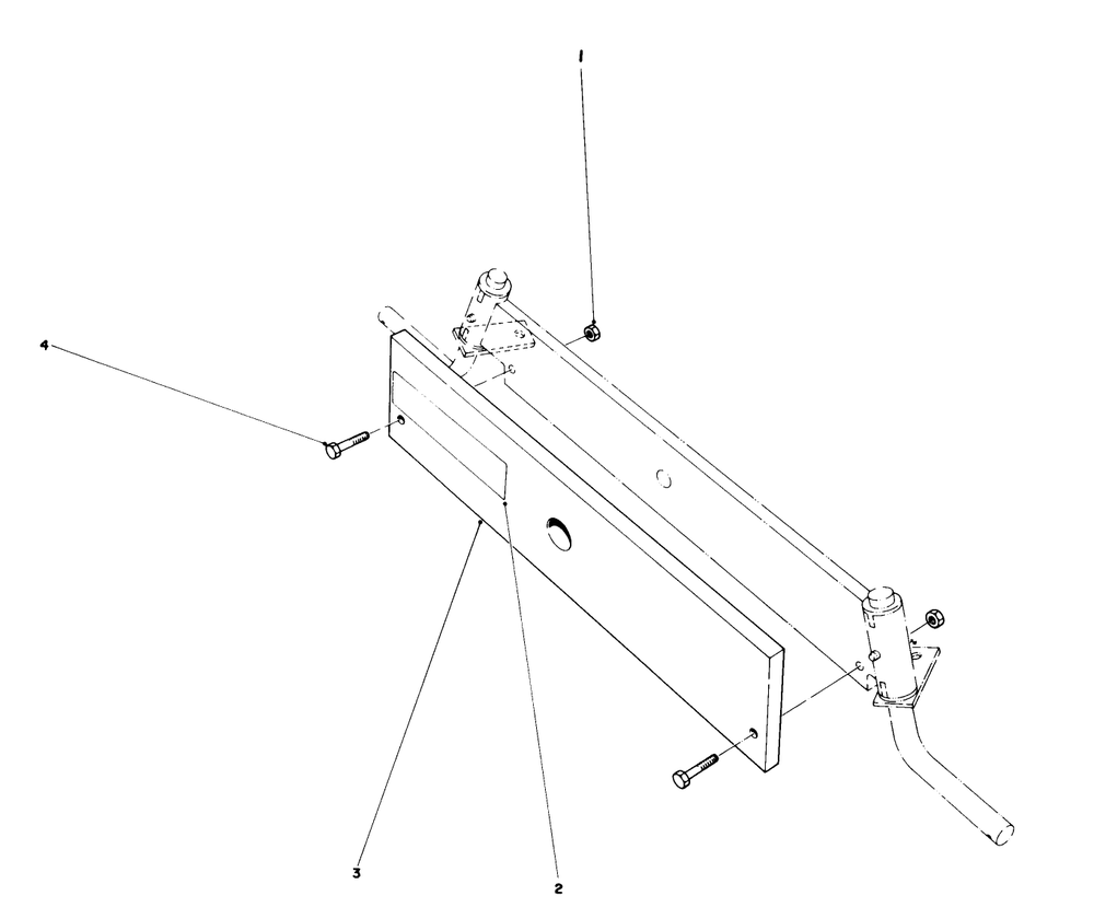 Counterweight Assembly Diagram and Parts List for 56125 7000001 - 7999999 Toro Lawn Tractor