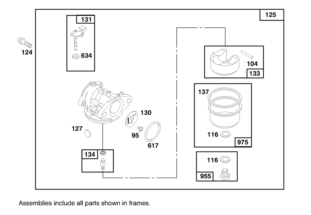 Engine Briggs & Stratton Model 12u802-0639-01 Diagram and Parts List for 20714 7900001 - 7999999 Toro Lawn Mower