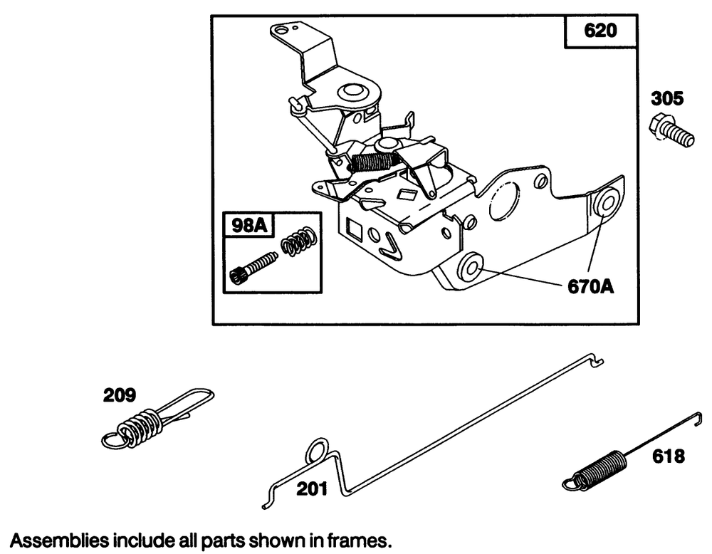 Engine Briggs & Stratton Model 122702-3171-01 Diagram and Parts List for 20215 1000001 - 1999999 Toro Lawn Mower