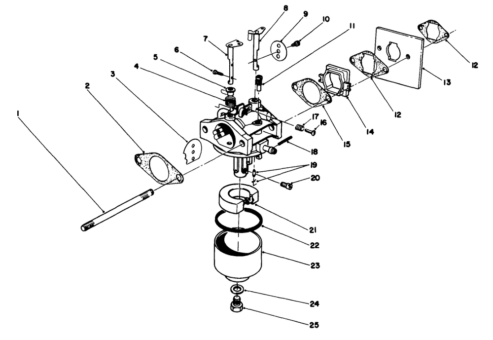Engine Assembly Model No. 47ph7 (Continued) Diagram and Parts List for 22030 8000001 - 8999999 Toro Lawn Mower