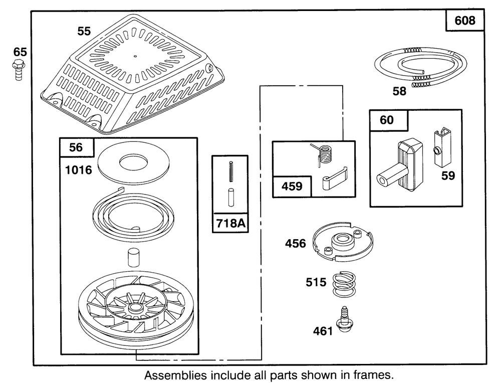 Engine Gts-150 Diagram and Parts List for 26635BC 5900001 - 5999999 Toro Lawn Mower