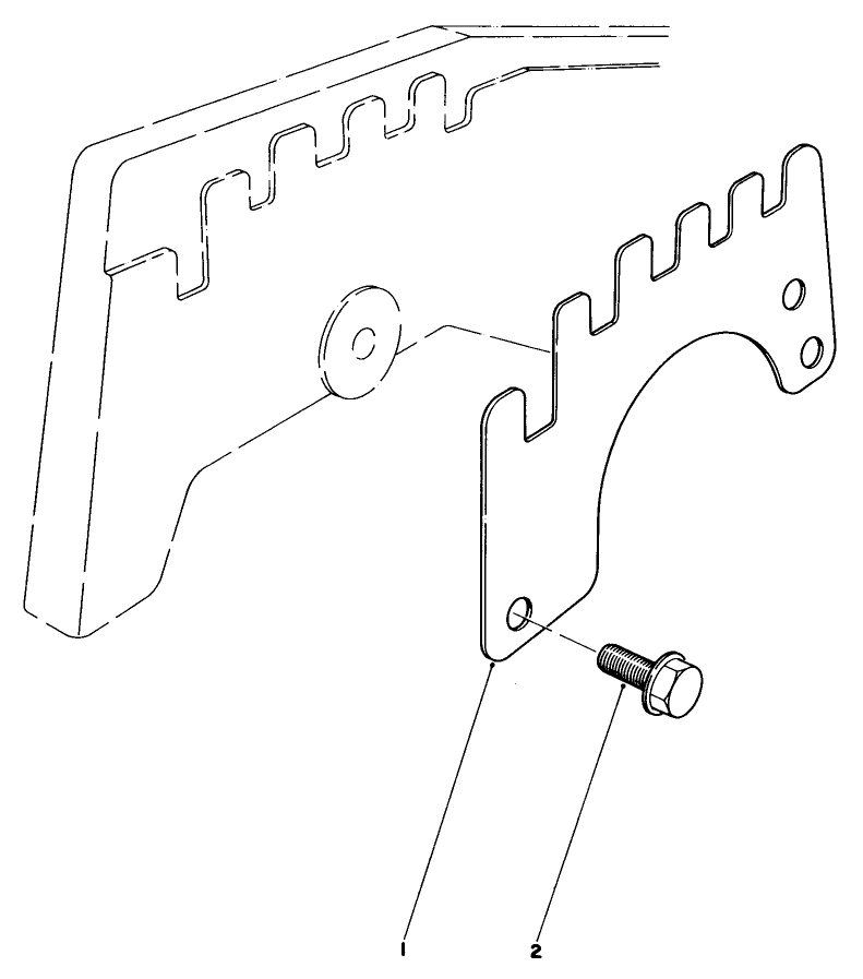 Wear Plate Kit No. 44-5530 (Optional) Diagram and Parts List for 20700 2000001 - 2999999 Toro Lawn Mower