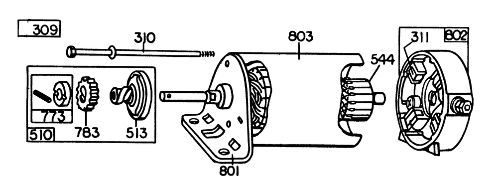 Briggs & Stratton Model 191707-5641-01 (Model 57300) Diagram and Parts List for 57360 0000001 - 0999999 Toro Lawn Tractor