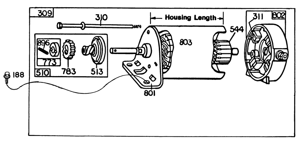 Engine Briggs & Stratton Model No. 326437-0630-01 Diagram and Parts List for 30775 300001 - 399999 Toro Lawn Tractor