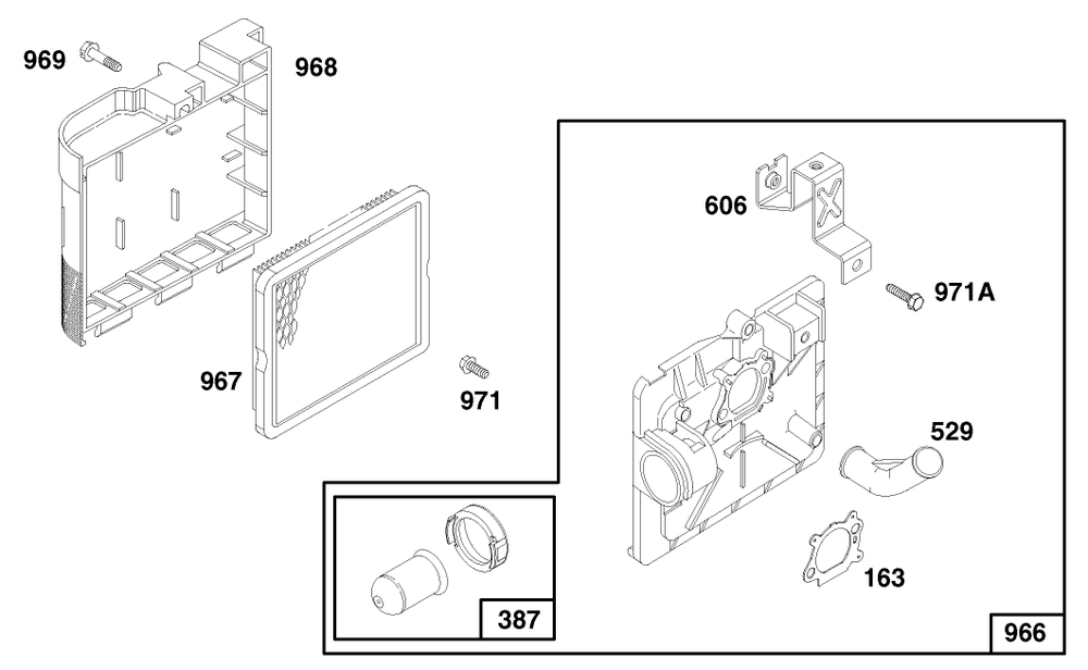 Engine Briggs & Stratton Model 12f802-0667-01 Diagram and Parts List for 20808 7900001 - 7999999 Toro Lawn Mower