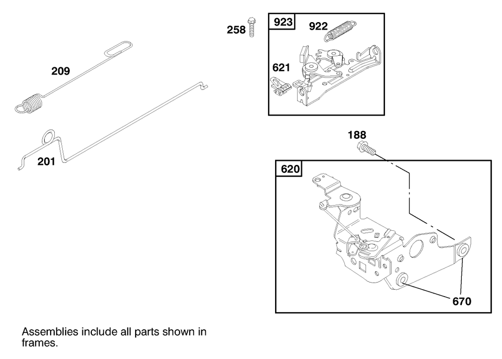Engine Briggs & Stratton Model 12u802-1739-E1 Diagram and Parts List for 20713 8900001 - 8999999 Toro Lawn Mower
