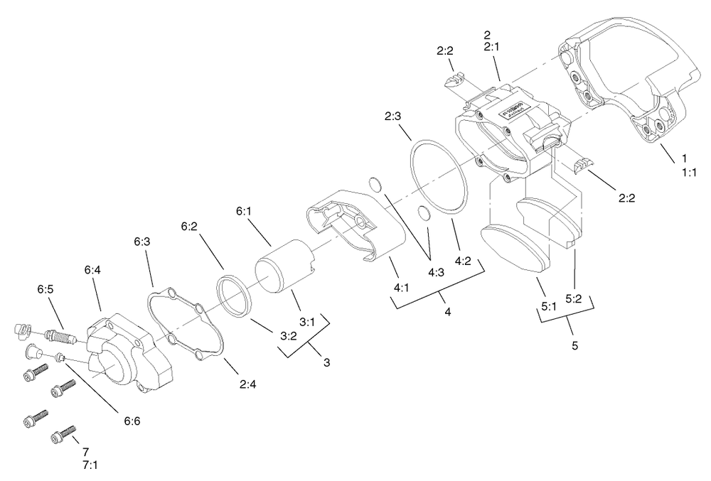 Right Hand Caliper Assembly No. 104-6802 Diagram and Parts List for 12004TC 220000001 - 220999999 Toro Lawn Tractor