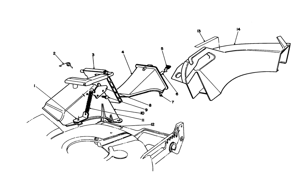 Recycler Side Discharge Kit Model No. 59189 (Optional) Diagram and Parts List for 20106 2000001 - 2999999 Toro Lawn Mower