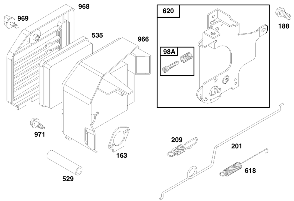 Engine Gts 150 (Model No. 20476 Only) Diagram and Parts List for 20476 6900001 - 6999999 Toro Lawn Mower