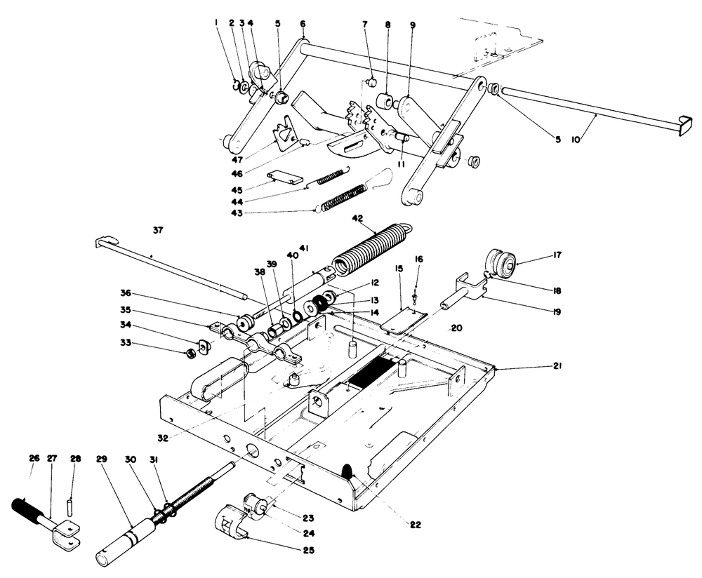Deluxe Seat Kit Model No. 30766 (Continued) Diagram and Parts List for 30775 200001 - 299999 Toro Lawn Tractor