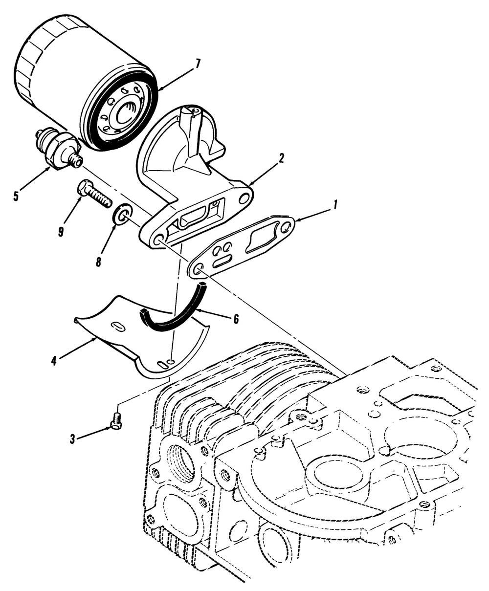 Oil Filter-616-Z Diagram and Parts List for Y1-16OE02  Toro Lawn Tractor