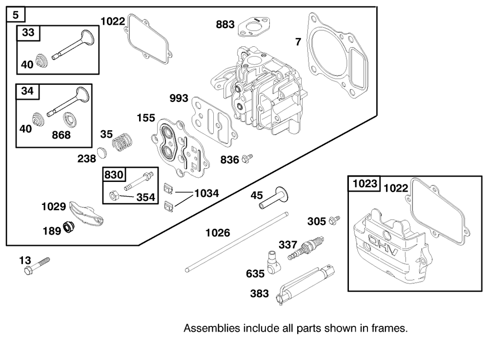 Engine Gts 200 Diagram and Parts List for 20823 9900001 - 9999999 Toro Lawn Mower