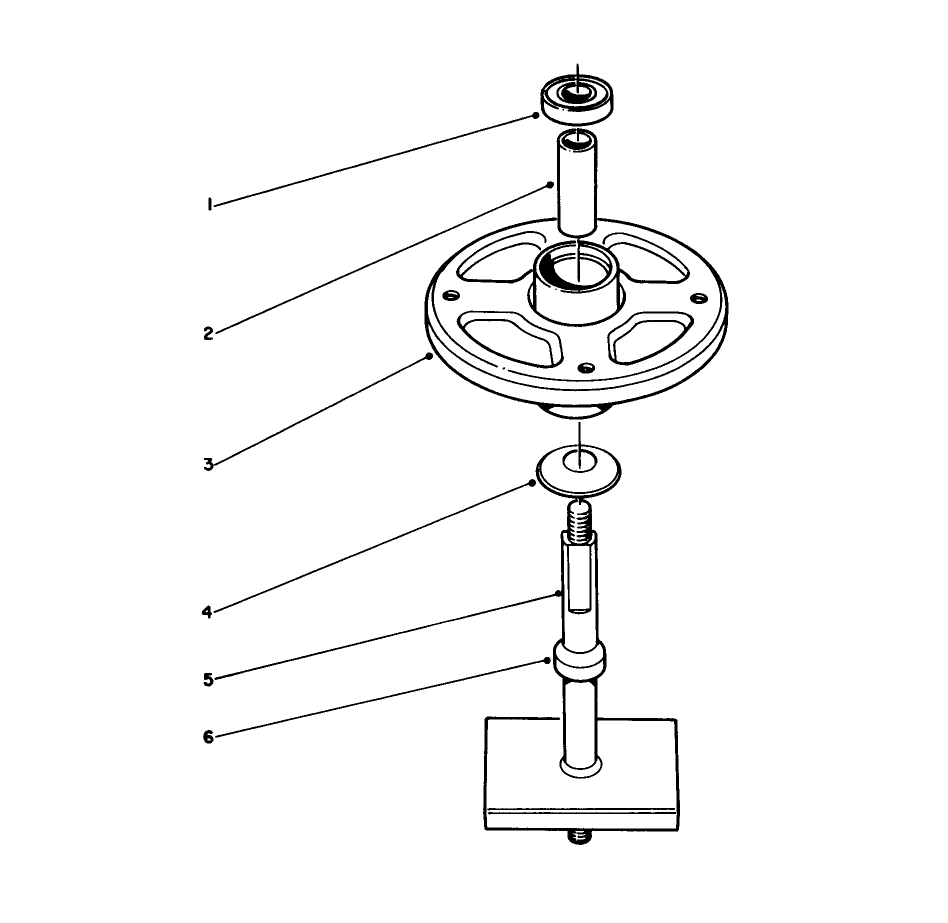 Spindle Assembly No. 28-4280 Diagram and Parts List for 57300 2000001 - 2999999 Toro Lawn Tractor