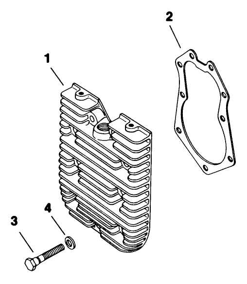 Cylinder Head Diagram and Parts List for 30718 3900001 - 3999999 Toro Lawn Tractor