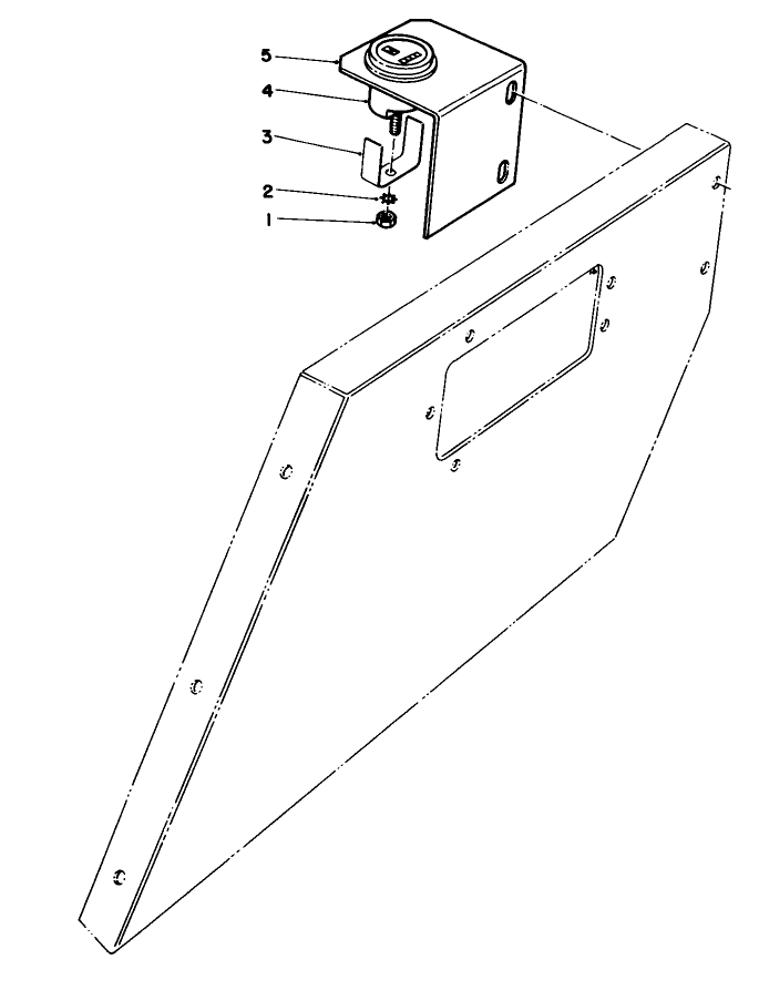 Hour Meter Kit No. 55-8450 (Optional) Diagram and Parts List for 30754 60402 - 69999 Toro Lawn Tractor