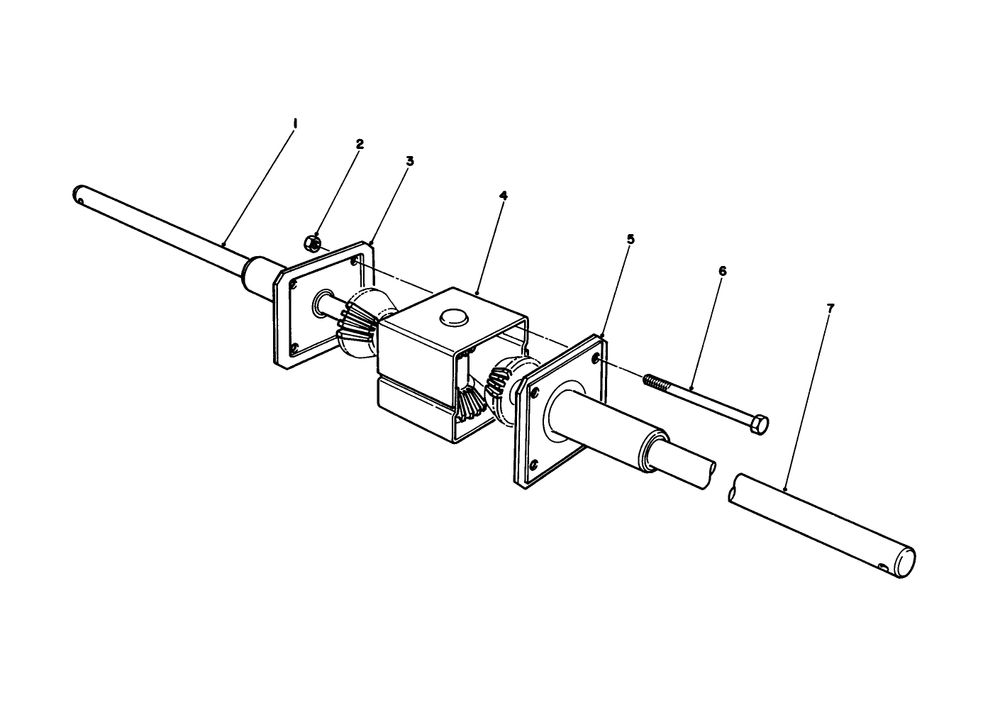 Differential Assembly Diagram and Parts List for 56176 1000001 - 1999999 Toro Lawn Tractor