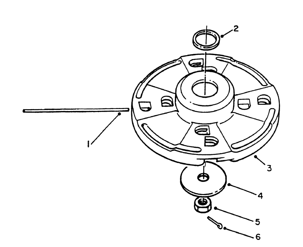 Metallic Fixed Line Cutter Head (Optional) Diagram and Parts List for 51660 2000001 - 2999999 Toro Trimmer