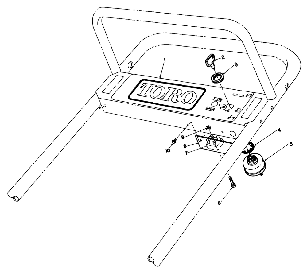 Electric Start Kit Part No. 66-6130 (Optional) (Continued) Diagram and Parts List for 30103 9000001 - 9999999 Toro Lawn Tractor Accessories