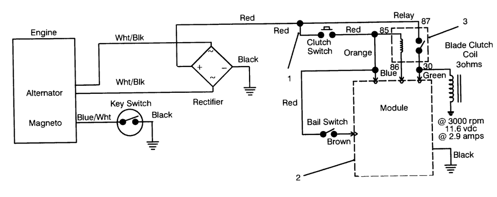 Electric Schematic Diagram and Parts List for 30165 690001 - 699999 Toro Lawn Tractor Accessories