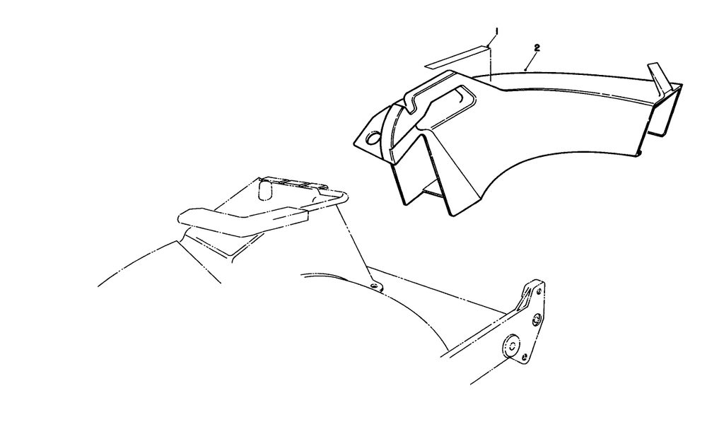 Side Discharge Chute Model No 59168 (Optional) Diagram and Parts List for 20211 1000001 - 1999999 Toro Lawn Mower