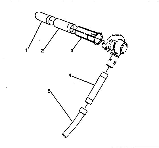 Tube Assembly Diagram and Parts List for 51547 39015000 & UP Toro Leaf Blower / Vacuum