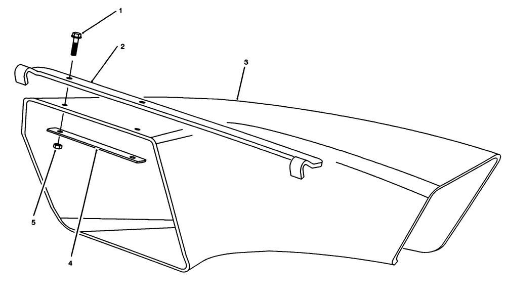 Side Discharge Chute Model No. 59112 (Optional) Diagram and Parts List for 26625B 2000001 - 2999999 Toro Lawn Mower