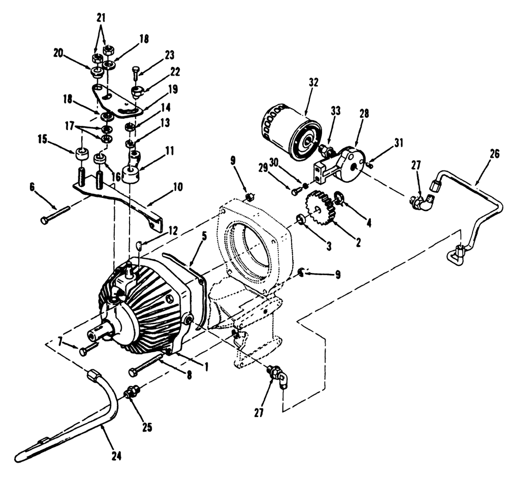 Automatic Transmission Diagram and Parts List for 31-10K803 2000001 - 2999999 Toro Lawn Tractor