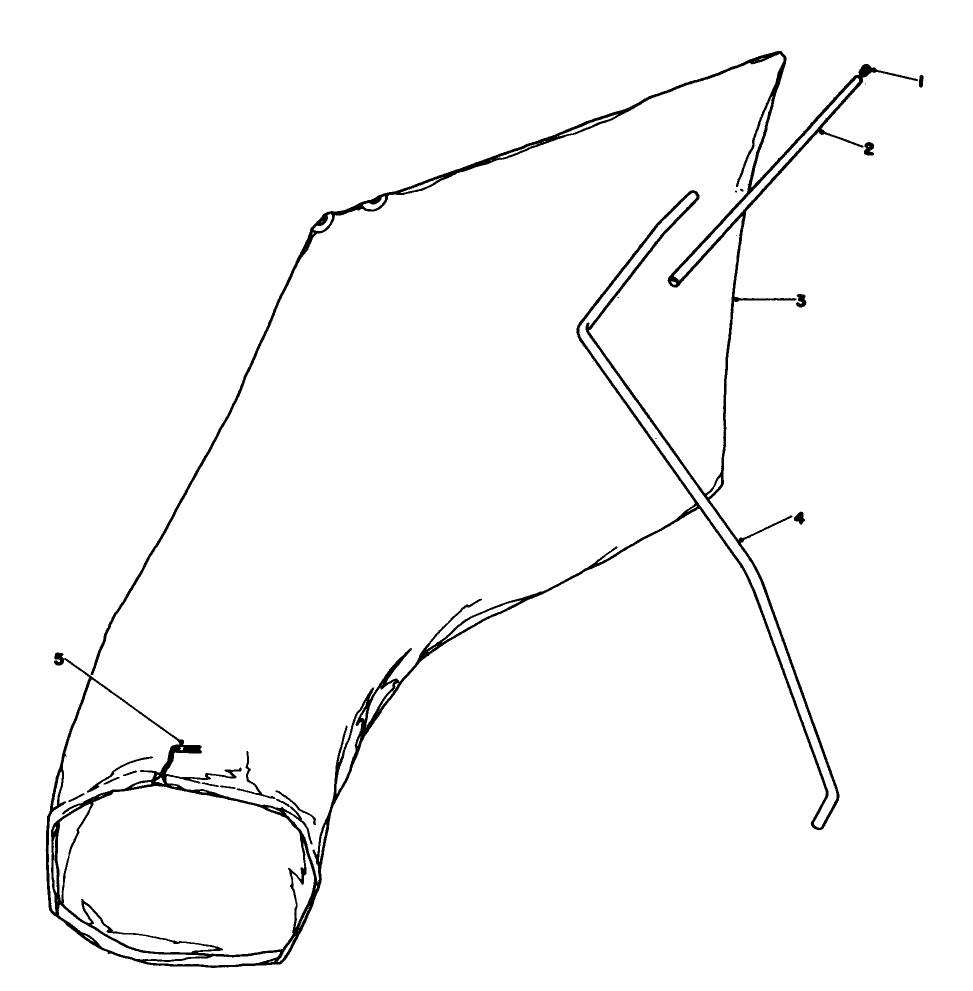 Giant Bagging Kit No. 29-9750 (Optional) Diagram and Parts List for 16165 4000001 - 4999999 Toro Lawn Mower
