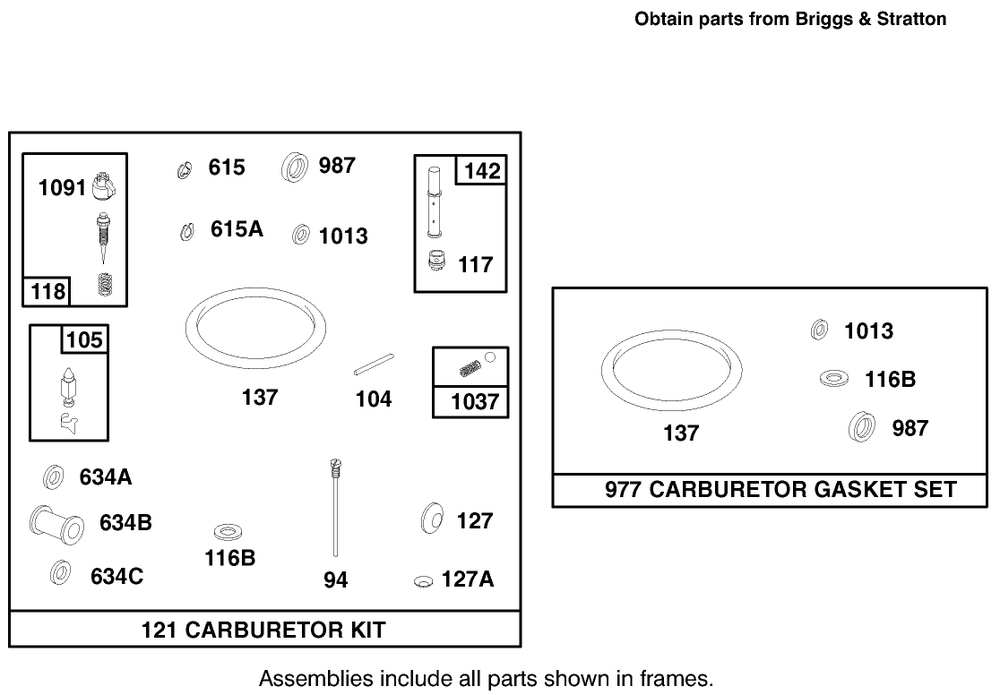 Engine Briggs & Stratton Model 303776-1188-A1 Diagram and Parts List for 30188 7900001 - 7999999 Toro Lawn Tractor Accessories