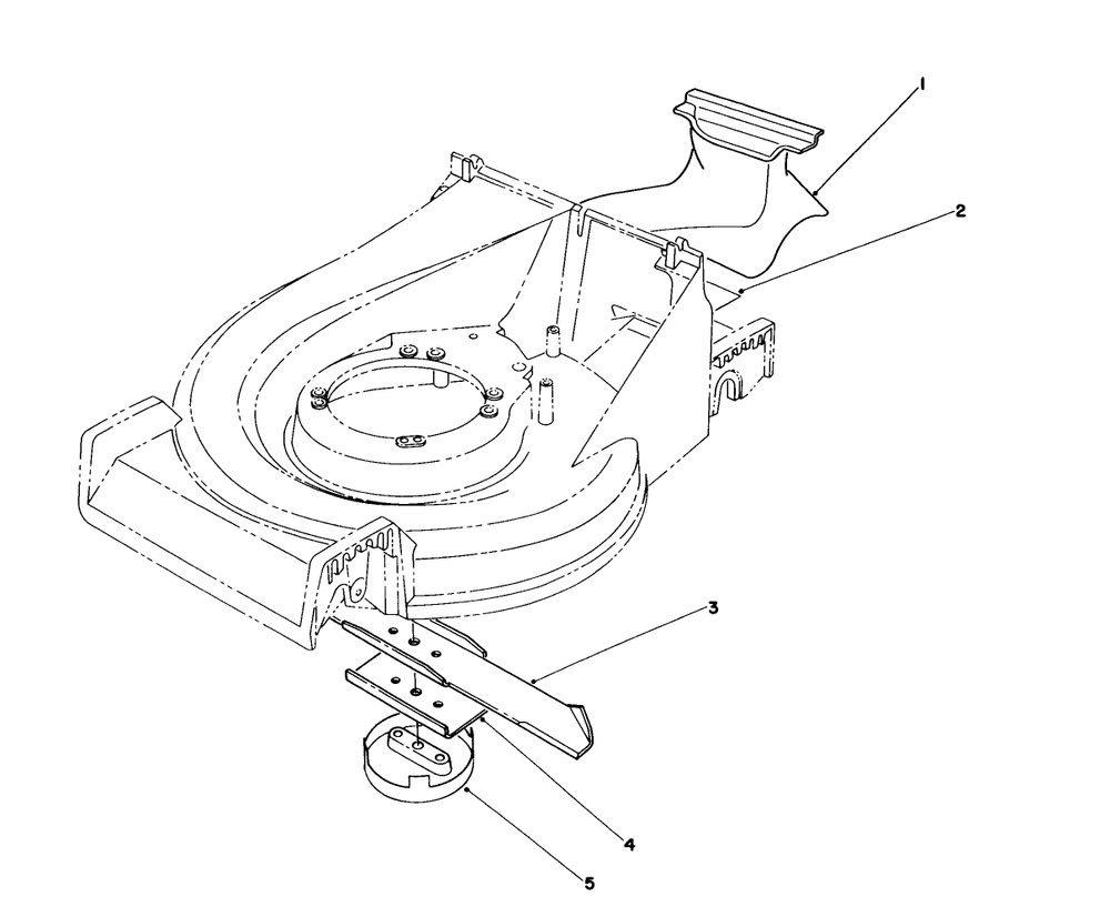 Mulching Kit Model No. 59172 Diagram and Parts List for 26623 0000001 - 0999999 Toro Lawn Mower