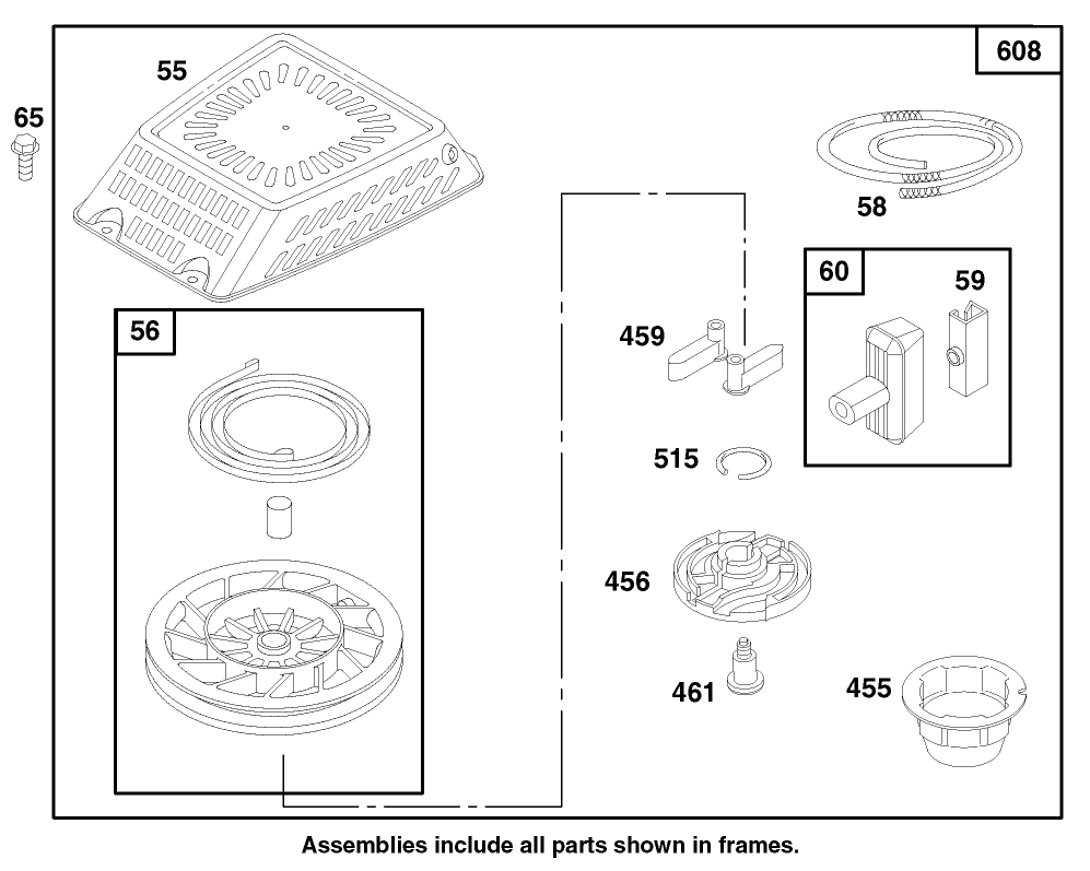 Engine Gts 150 Diagram and Parts List for 20464 7900001 - 7999999 Toro Lawn Mower
