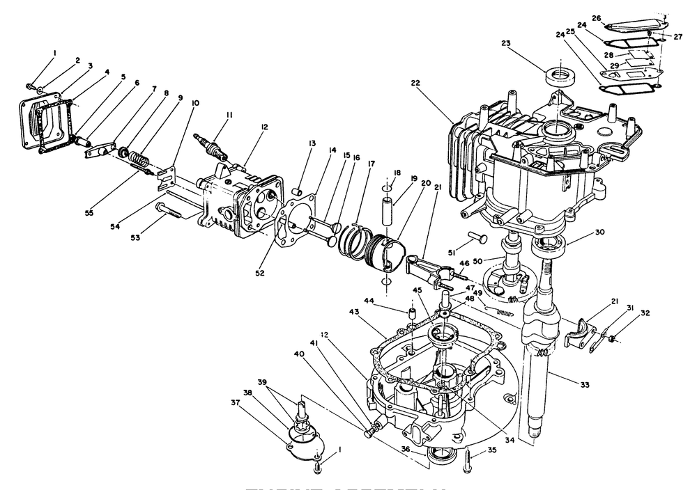 Engine Assembly (Continued)(Model No. Vmk9-2) Diagram and Parts List for 20622 0003102 - 0999999 Toro Lawn Mower