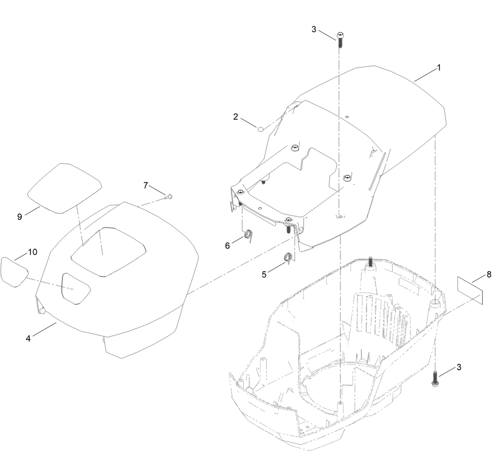 Motor Module No. 134-7868 Diagram and Parts List for 02614T 400000000 - 999999999 Toro Lawn Mower