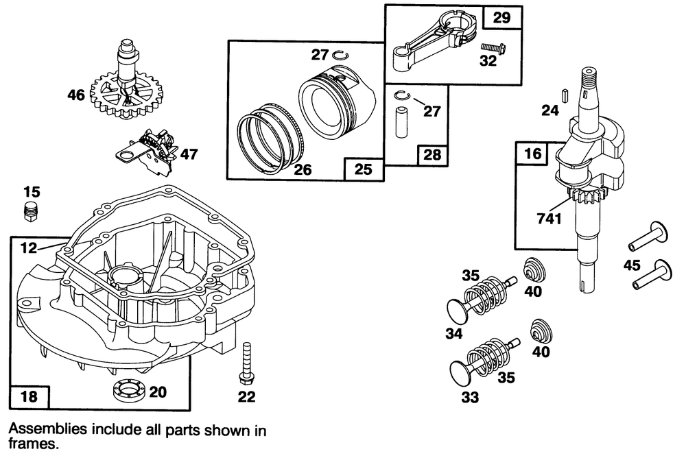 Engine Briggs & Stratton Model 127802-0513-21 Diagram and Parts List for 20806B 4900001 - 4999999 Toro Lawn Mower