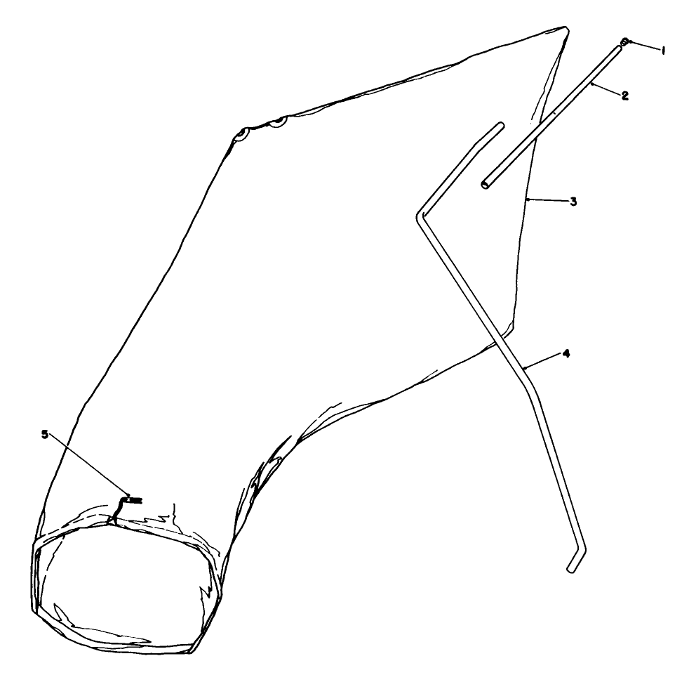 Giant Bagging Kit No. 29-9750 (Optional) Diagram and Parts List for 16785 1000001 - 1999999 Toro Lawn Mower