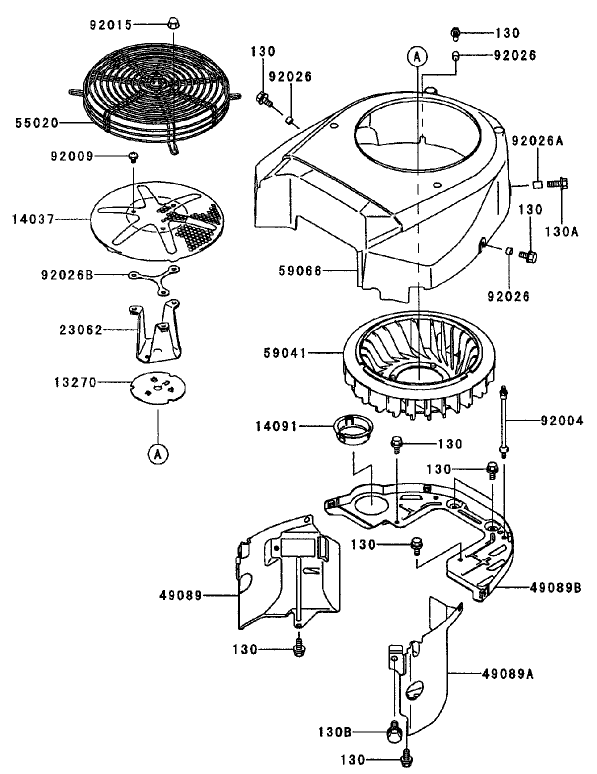 Lubrication Equipment Assembly Diagram and Parts List for 30261TE (240000001-240999999)(2004) Toro Lawn Mower