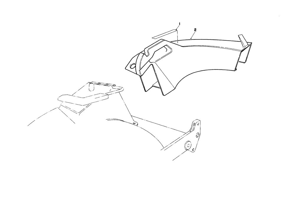 Side Discharge Chute Model No. 59168 (Optional) Diagram and Parts List for 20677 0002102 - 0999999 Toro Lawn Mower