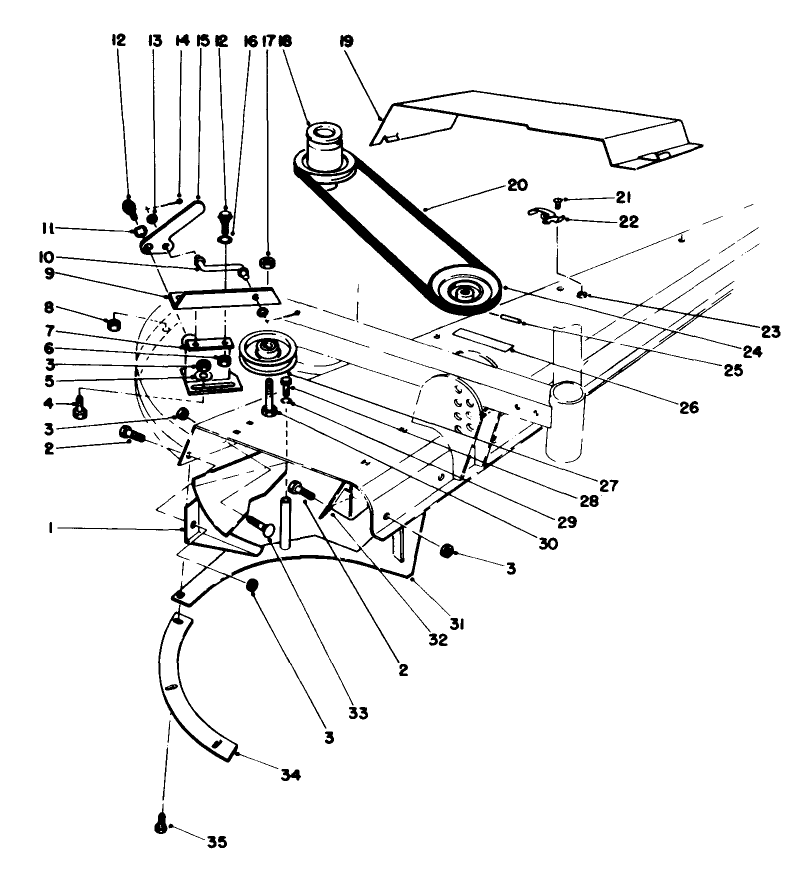 Grass Collection System Model No. 30576 (Optional)(Continued) Diagram and Parts List for 30718 0000001 - 0999999 Toro Lawn Tractor