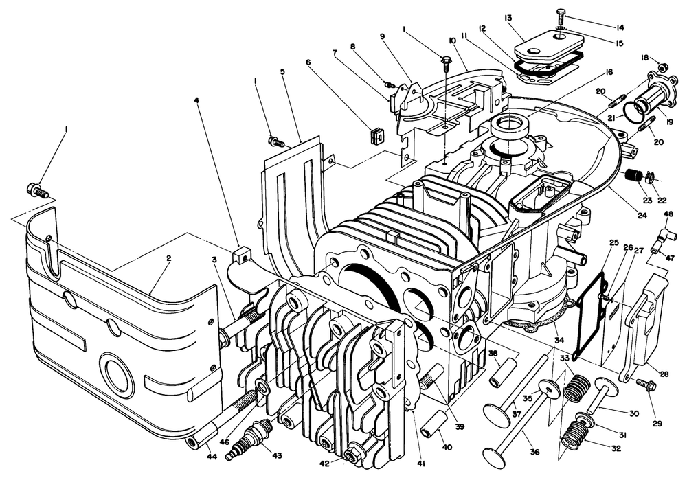 Engine Assembly Diagram and Parts List for 30106 0000001 - 0999999 Toro Lawn Tractor Accessories
