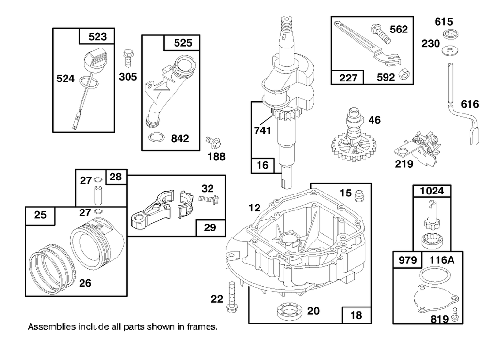 Engine Gts 150 Diagram and Parts List for 20474 6900001 - 6999999 Toro Lawn Mower