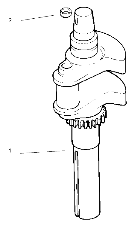 Crankshaft Diagram and Parts List for 30183 990001 - 999999 Toro Lawn Tractor Accessories