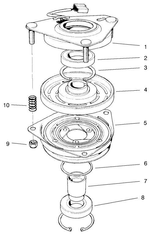Clutch Asm No. 54-3200 Diagram and Parts List for 30167 990001 - 999999 Toro Lawn Tractor Accessories