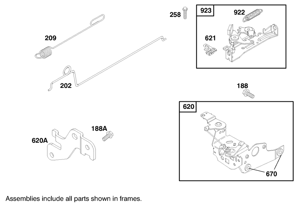 Engine Briggs & Stratton Model 12f802-1767-E1 Diagram and Parts List for 20808 9900001 - 9999999 Toro Lawn Mower