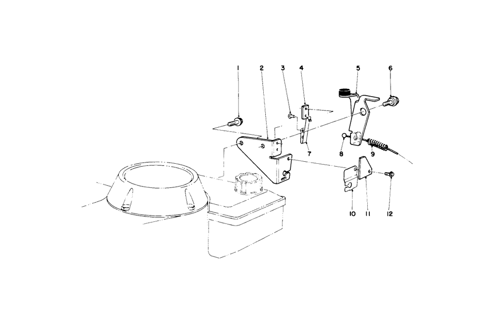 Brake Assembly Diagram and Parts List for 20680 0000001 - 0999999 Toro Lawn Mower