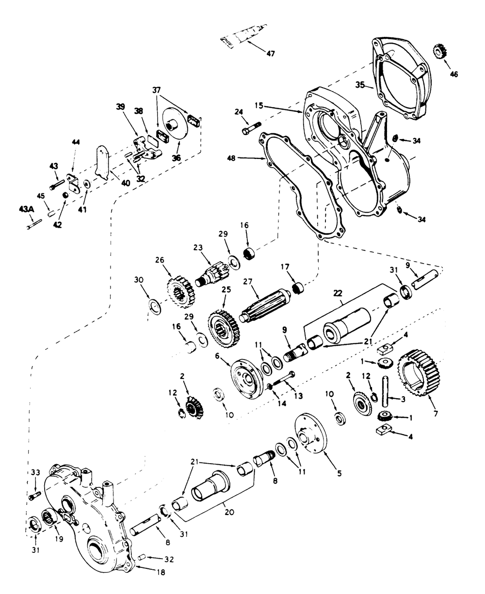 Differential Assembly No. 1310-001a Diagram and Parts List for 30610 690001 - 699999 Toro Lawn Tractor