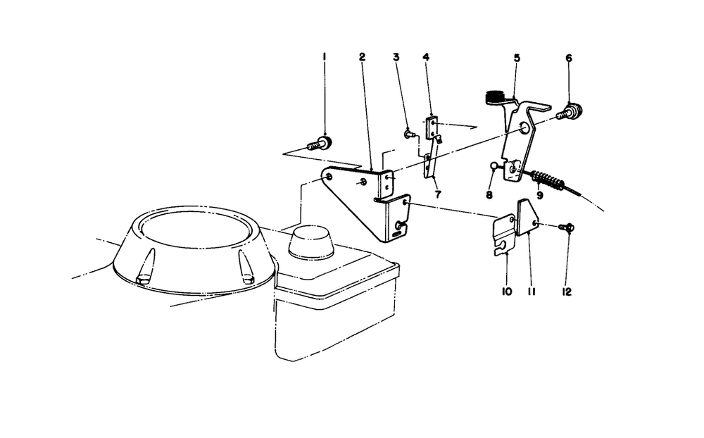 Brake Assembly (Used On Units With Serial No. 6004102 & Up) Diagram and Parts List for 16785 6000001 - 6999999 Toro Lawn Mower